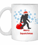 Happy Squatchmas 11oz White Mug