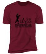 Bigfoot Chasing Stick People T-shirt
