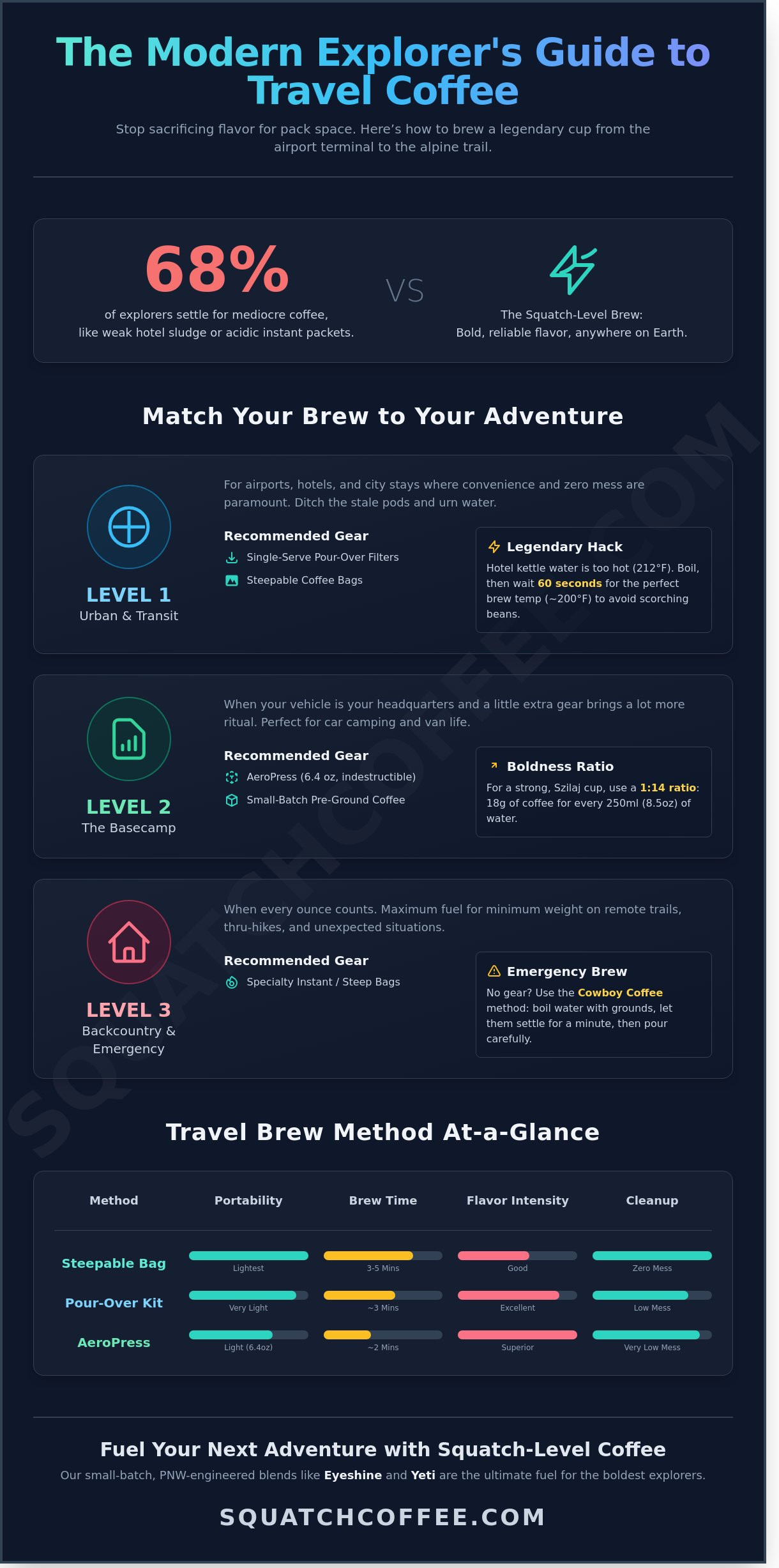 Best Coffee for Travel: Fueling Your Adventures with No-BS Flavor