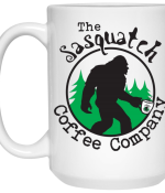 Sasquatch Coffee Mug White15oz